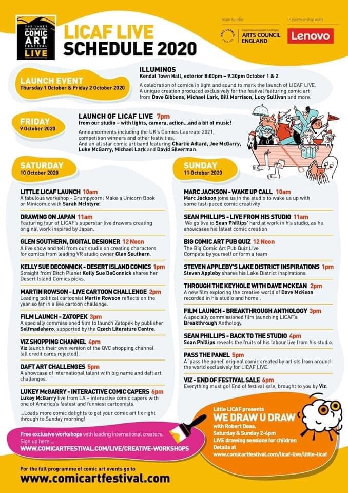 Comic Art Festival&nbsp;Online