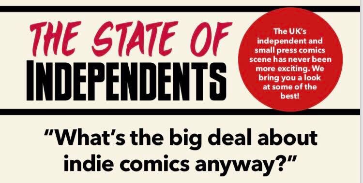 New indie & small press section in ComicScene&nbsp;UK