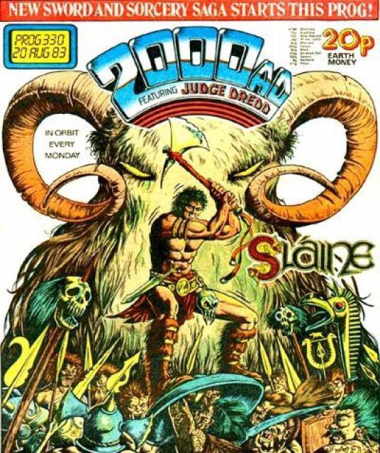 Slaine Cover Gallery and Competition as character ends in&nbsp;2000AD