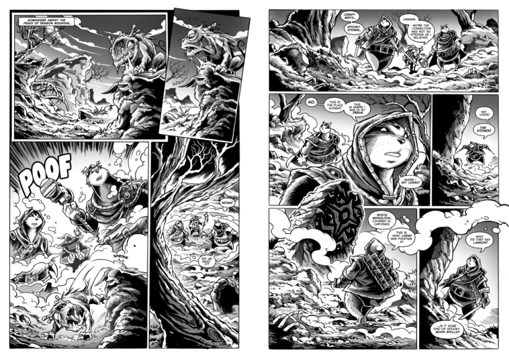 COMICSCENE REVIEW: BEAST HUNTING BATTLE BADGERS (COLLECTED&nbsp;VOLUME)