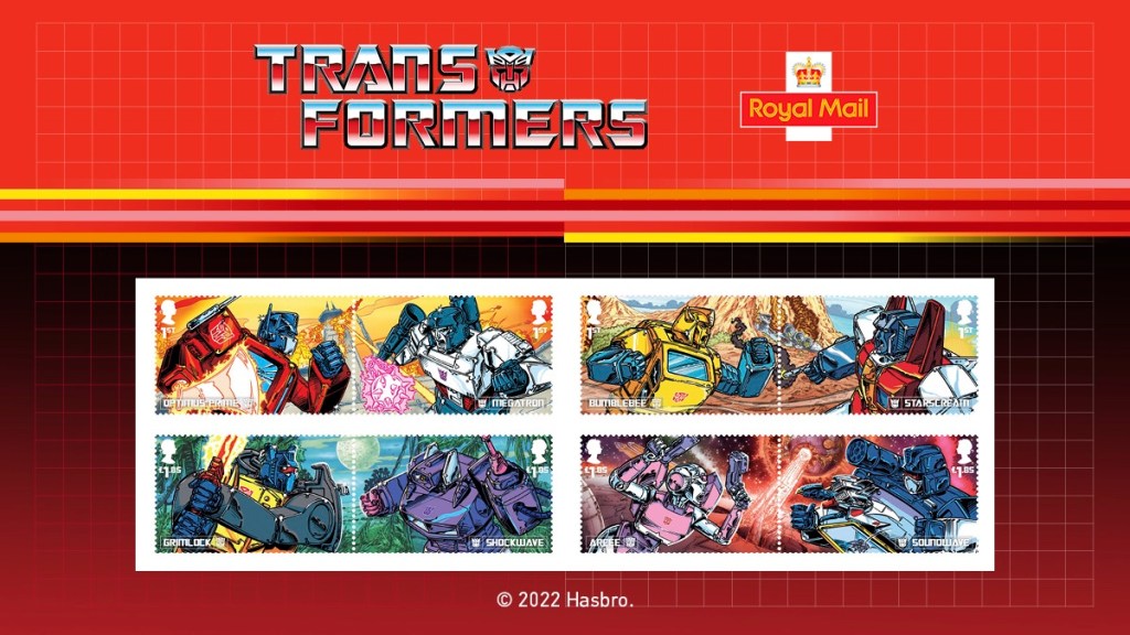 Transformers Stamps available in&nbsp;September