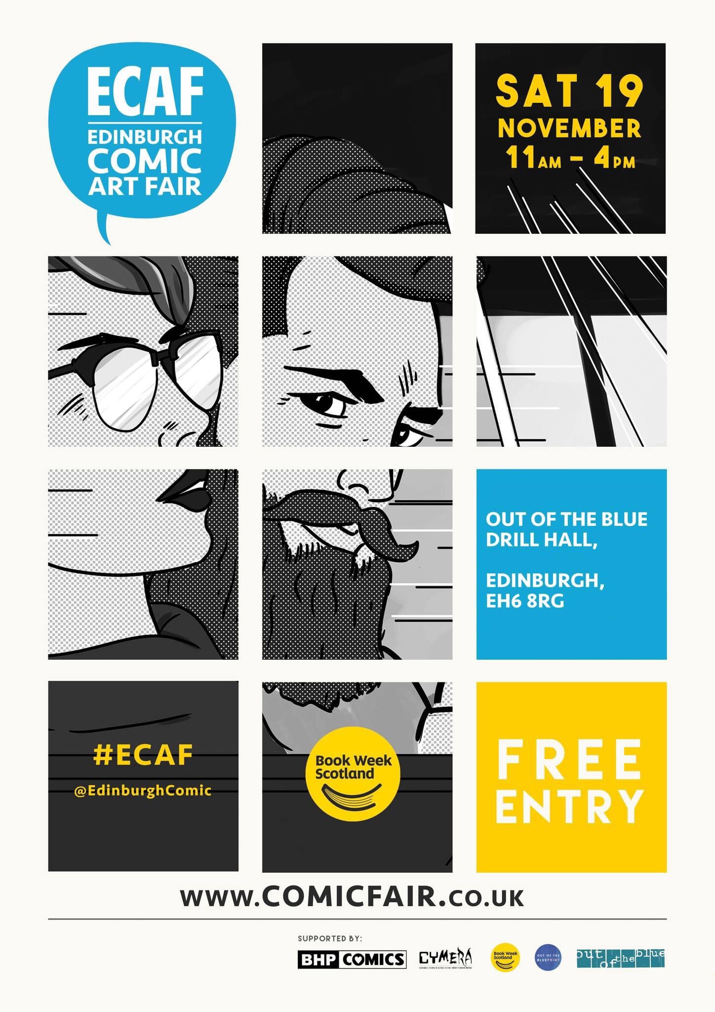 Comic Fair Design Edinburgh Comic Art Fair returns โ ComicScene comic shop