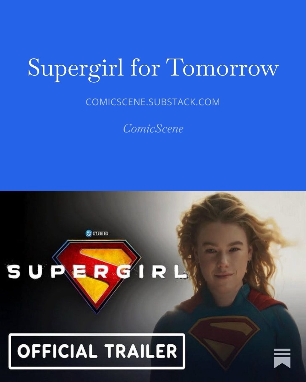 Supergirl for tomorrow