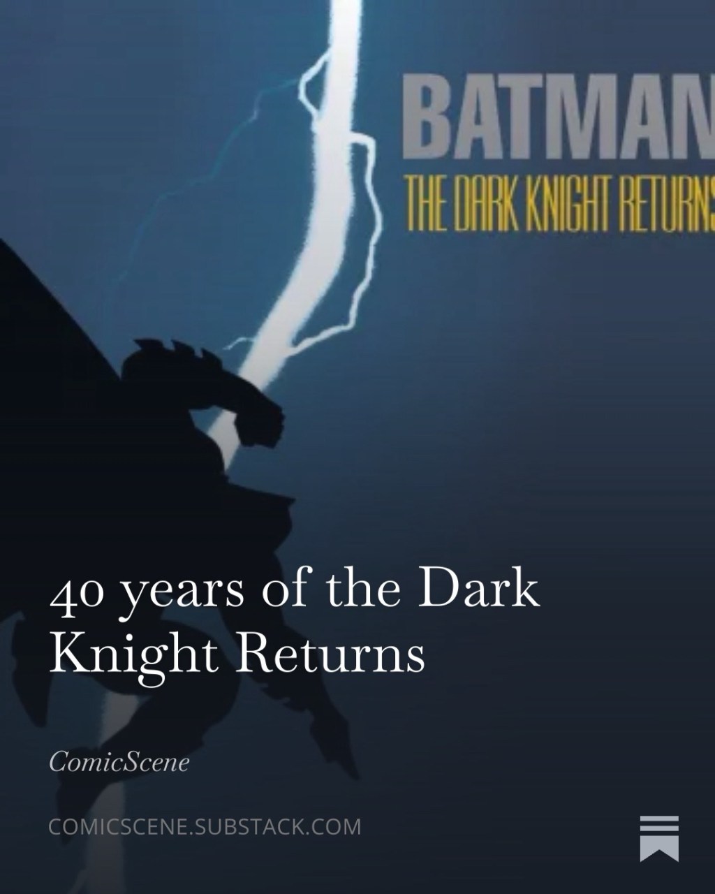 40 years of the Dark Knight&nbsp;Returns